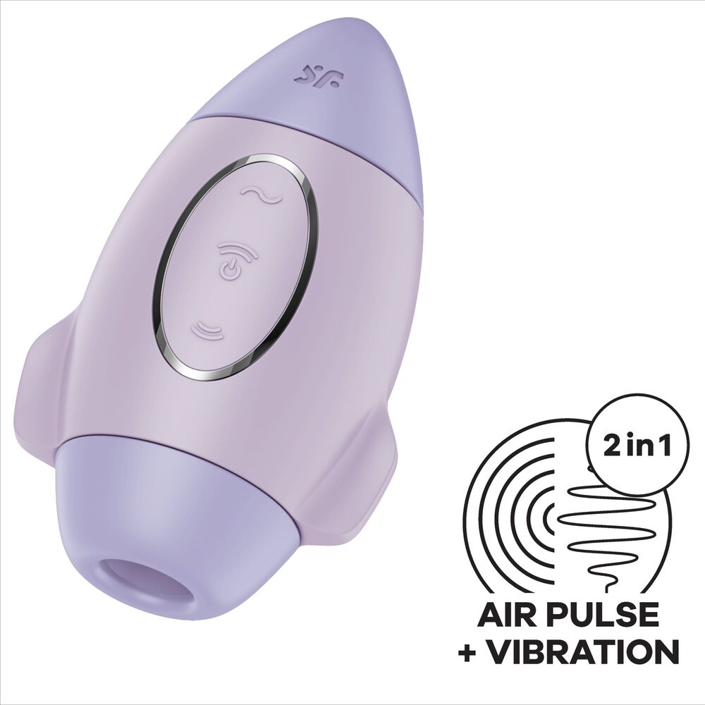 SATISFYER - MISSION CONTROL LILA KLEINE DUAL PULSE VIBRATOR
