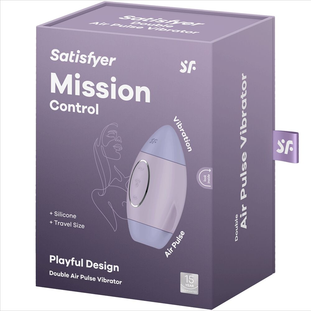 SATISFYER - MISSION CONTROL LILA KLEINE DUAL PULSE VIBRATOR