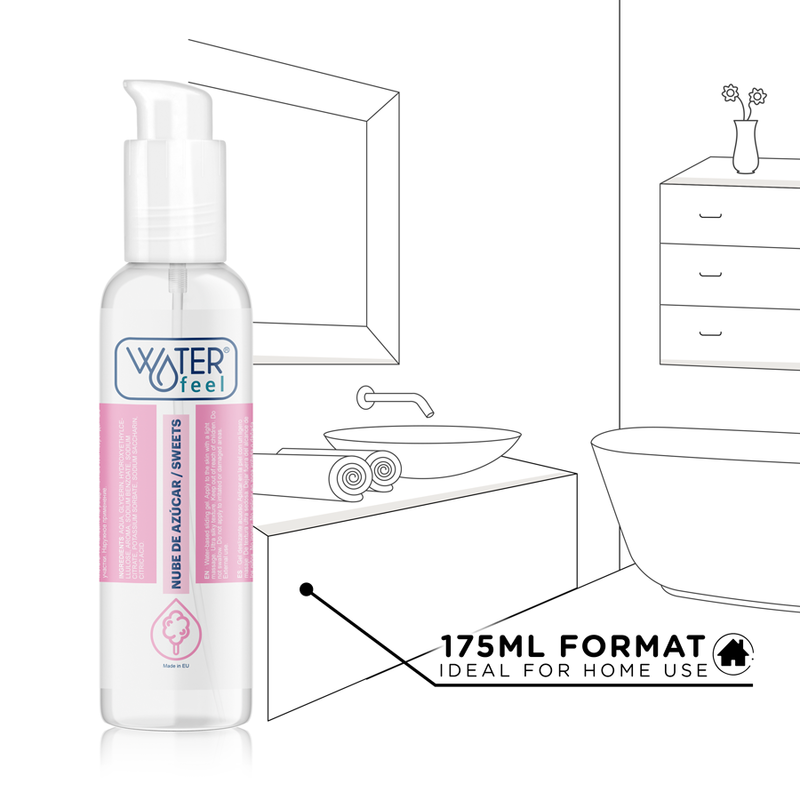 WATERFEEL - SUGAR CLOUD GLIJMIDDEL 175 ML