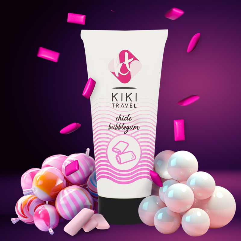 KIKÍ TRAVEL - BUBBLEGUM GLIJMIDDEL 50 ML