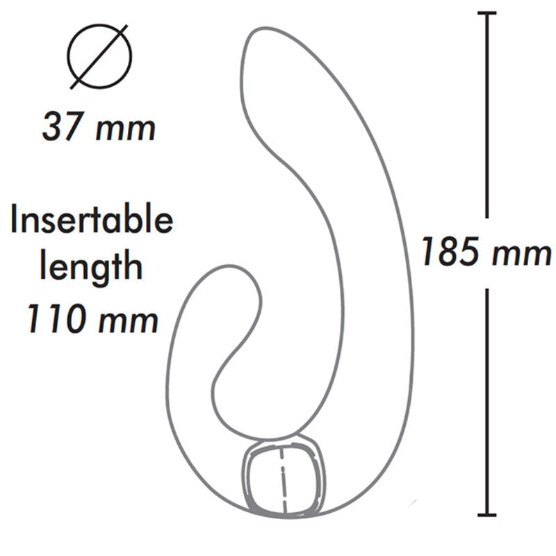 SHUNGA - MIYO INTIEME MASSAGEAPPARAAT ZWART