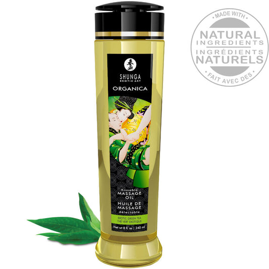 SHUNGA - BIOLOGISCHE MASSAGE-OLIE GROENE THEE 240 ML