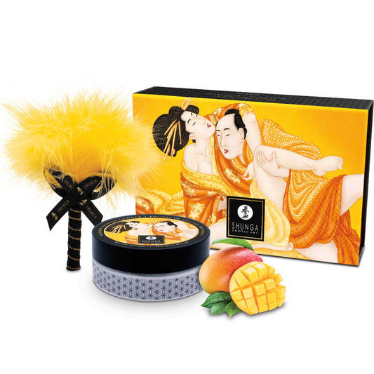 SHUNGA - EETBARE MASSAGEPOEDER KIT MANGO