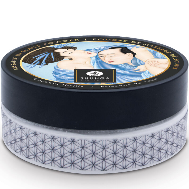 SHUNGA - EETBARE KOKOS MASSAGEPOEDER KIT