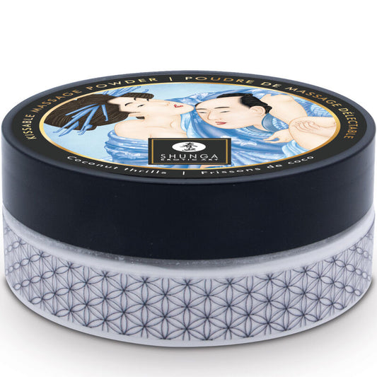 SHUNGA - EETBARE KOKOS MASSAGEPOEDER KIT