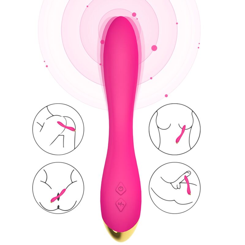 ARMONY - FLAMINGO VIBRATOR MULTIPOSITIE FUCHSIA