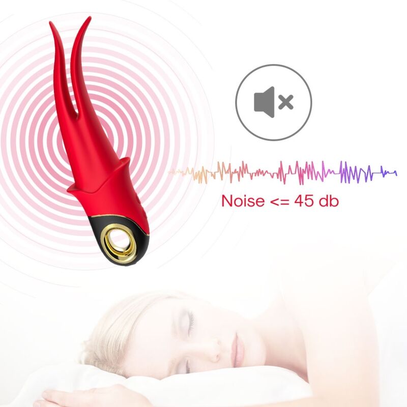 ARMONY - SHADOW VIBRATOR DUBBELKOPPENDE PLAGENDE ROOD
