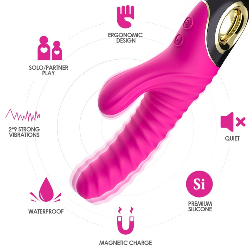 ARMONY - ETERNITY VIBRATOR SILICONEN FUCHSIA