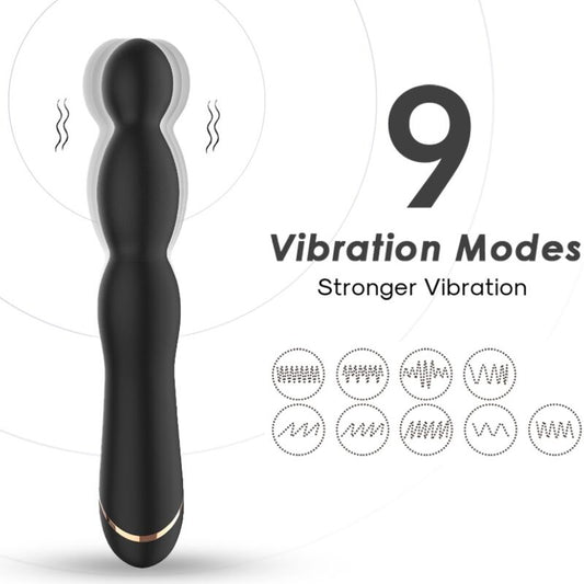 ARMONY - BAMBOE VIBRATOR VERSTELBAAR ZWART