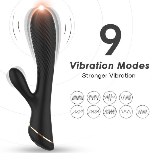 ARMONY - VIBRATOR KONIJN SILICONE ZWART