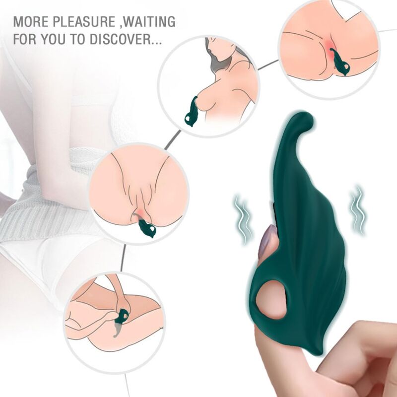 ARMONY - VINGERSTIMULATOR & VIBRATOR GROEN
