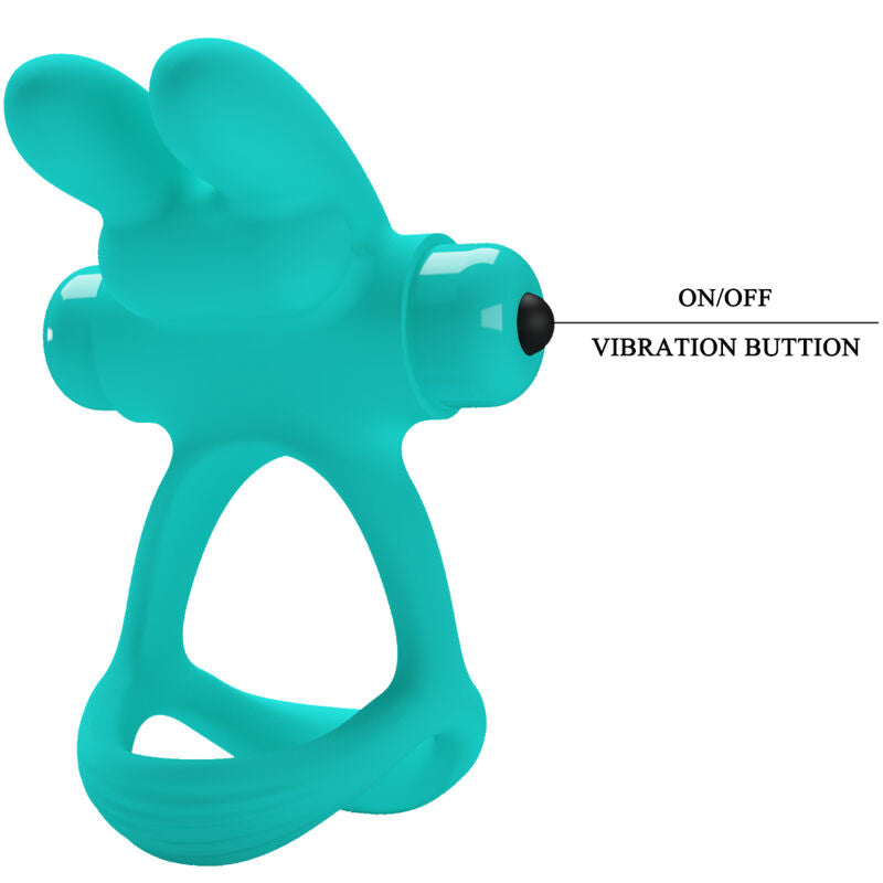 PRETTY LOVE - DANTE GROEN KONIJN VIBRATORRING