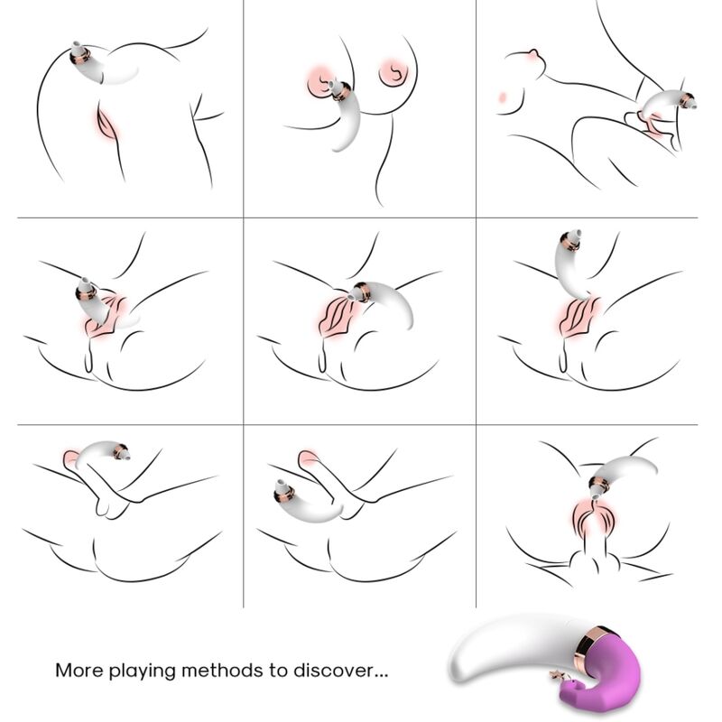 ARMONY - SWEETMOON CLITORIS & G-SPOT ZUIGNAP ROZE