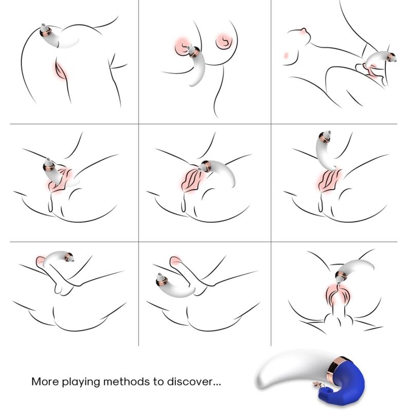 ARMONY - SWEETMOON CLITORIS & G-SPOT ZUIGING BLAUW
