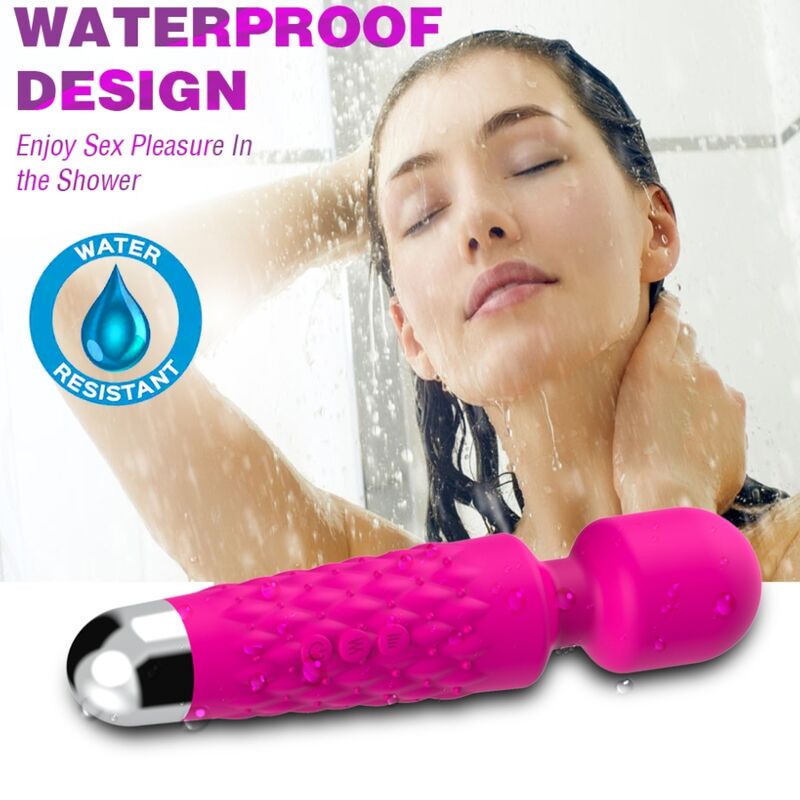 ARMONY - POSTMAN MASSAGER & VIBRATOR SUPER FLEXIBELE KOP FUCHSIA