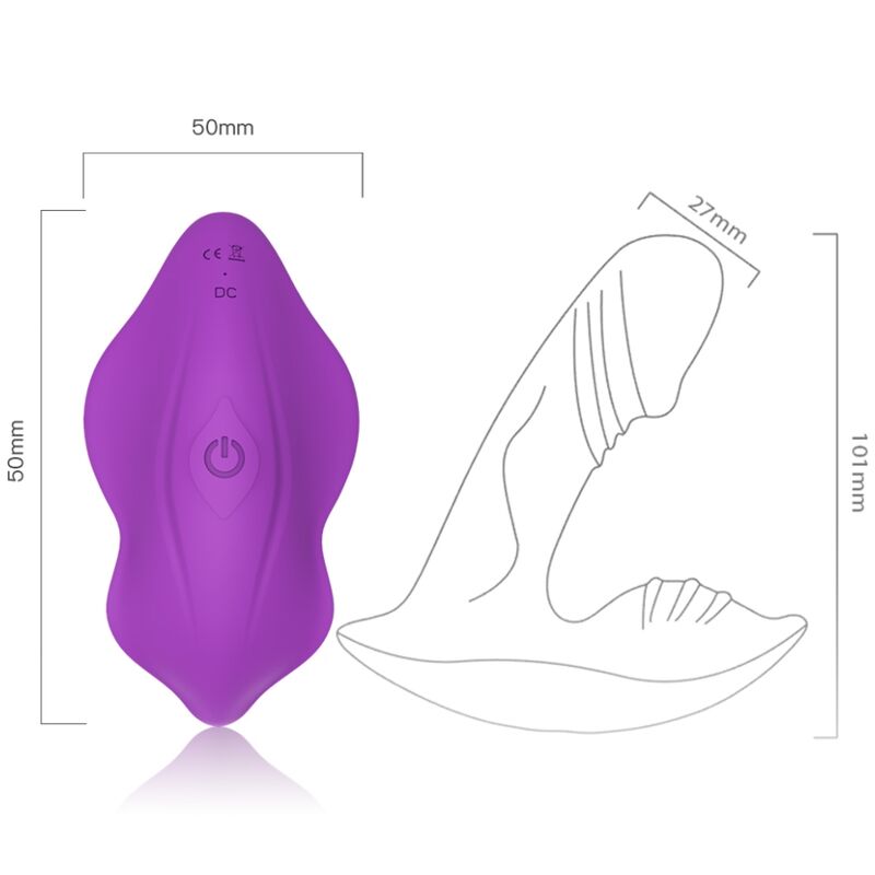 ARMONY - FLUISTERVIBRATOR INBRENGBAAR AFSTANDSBEDIENING PAARS