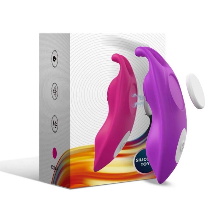ARMONY - HONINGBIJ DRAAGBARE SLIPJE VIBRATOR G-SPOT AFSTANDSBEDIENING PAARS