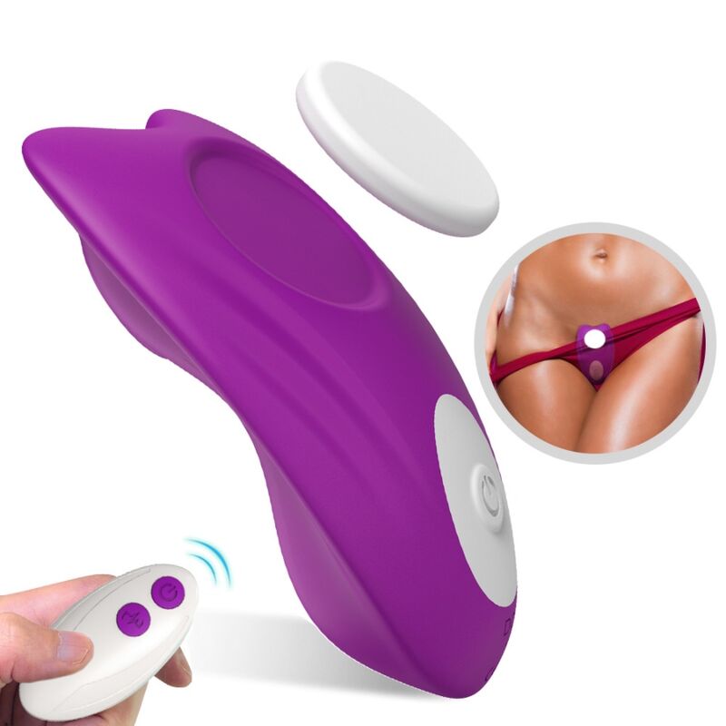 ARMONY - BUTTERFLY DRAAGBARE SLIPVIBRATOR AFSTANDSBEDIENING PAARS
