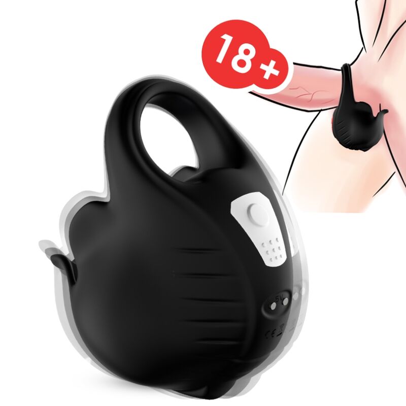 ARMONY - CUPPING VIBRATORRING ZWART