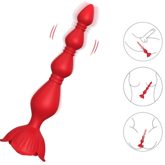 ARMONY - ROZE VIBRATOR PAGODA & ANALE PLUG ROOD