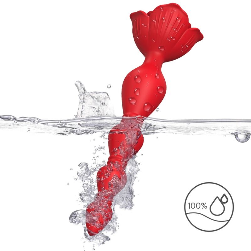 ARMONY - ROZE VIBRATOR PAGODA & ANALE PLUG ROOD