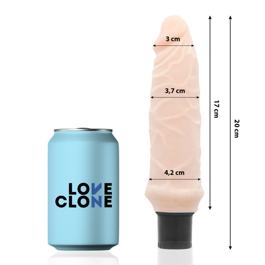 LOVECLONE - IVAR ZELFSMEERBARE VIBRATOR 20 CM -O- 3.7 CM