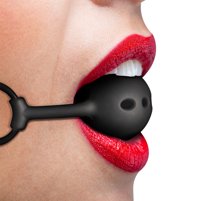 FETISJ SUBMISSIE BONDAGE - ADEMENDE SILICONEN BALKNEVEL