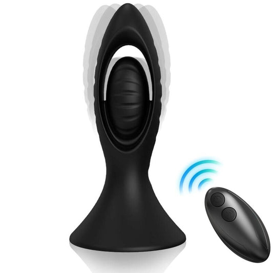 ARMONY - VIBRATOR & ANALE PLUG SILICONEN ZWART