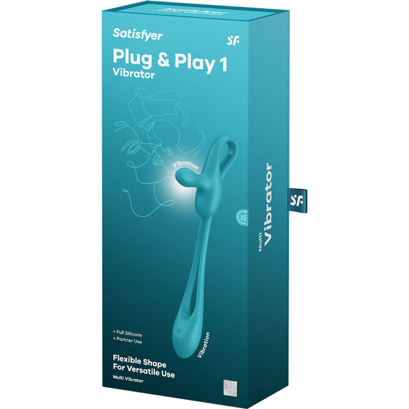SATISFYER - PLUG & PLAY 1 FLEXIBELE MULTIVIBRATOR