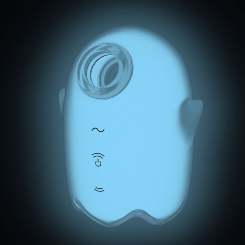 SATISFYER - GLOWING GHOST AIR PULSE & WITTE VIBRATOR