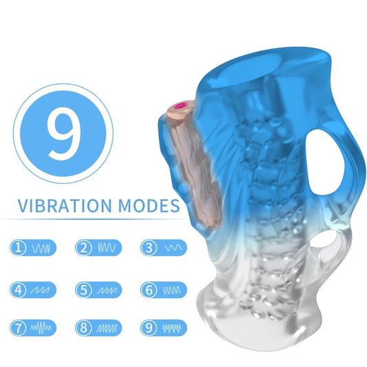 ARMONY - MASTURBATOR VINGER & VIBRATOR BLAUW GRADIËNT