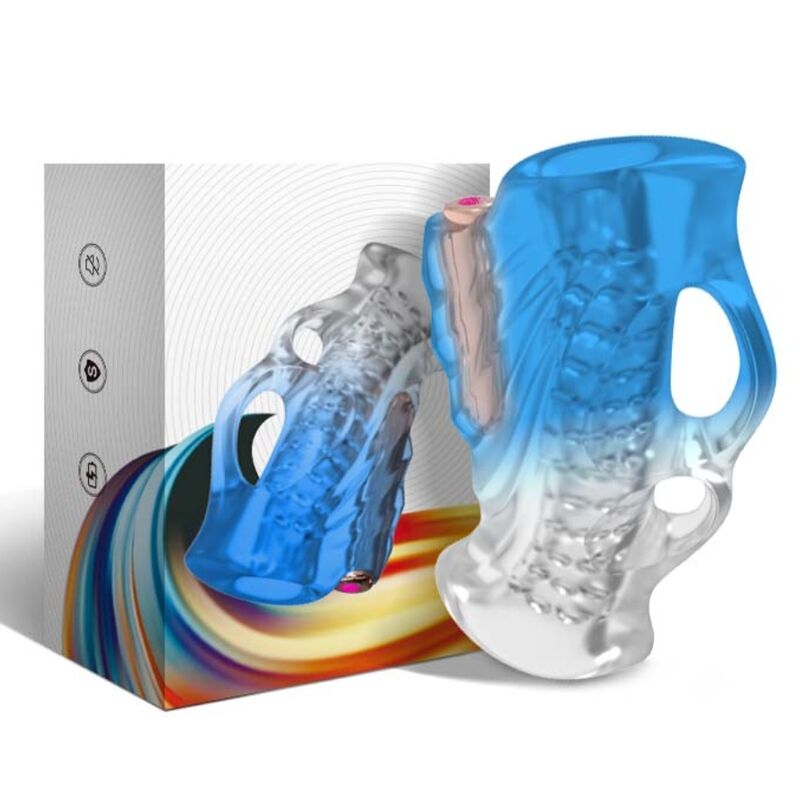 ARMONY - MASTURBATOR VINGER & VIBRATOR BLAUW GRADIËNT