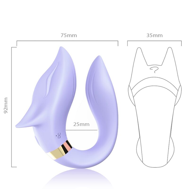 ARMONY - FOX VIBRATOR VOOR PAARTJES AFSTANDSBEDIENING PAARS