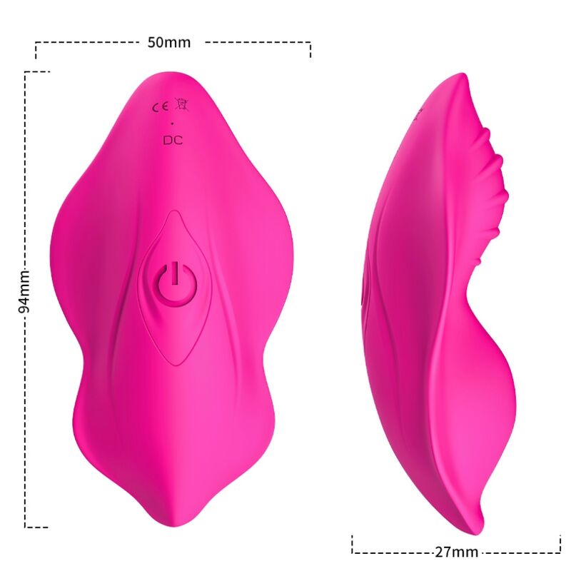 ARMONY - WHISPER DRAAGBARE SLIPVIBRATOR AFSTANDSBEDIENING FUCHSIA
