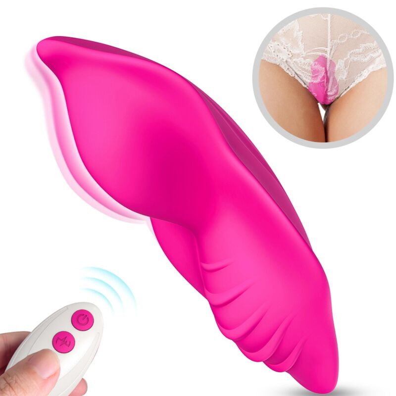 ARMONY - WHISPER DRAAGBARE SLIPVIBRATOR AFSTANDSBEDIENING FUCHSIA