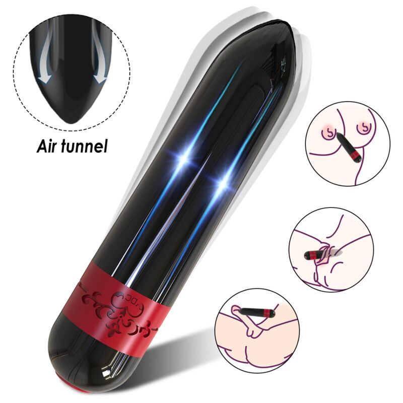 ARMONY - ROCKET VIBRATOR KOGEL AFSTANDSBEDIENING ZWART