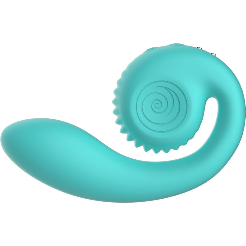 SNAIL VIBE - GIZI DUBBELE STIMULATOR TURKOOIS