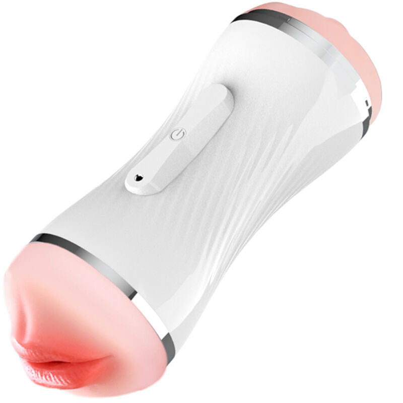 ARMONY - DUBBELE VAGINA- EN MONDVIBRATOR MASTURBATOR WIT