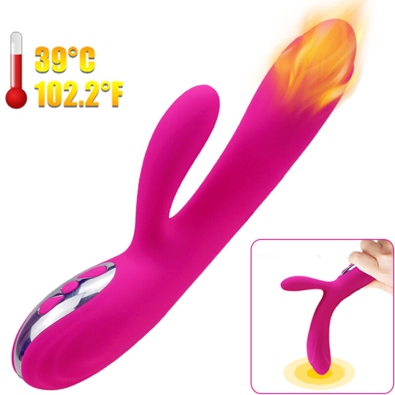 ARMONY - FLEXIBELE VIBRATOR & STIMULATOR MET FUCHIA WARMTE-EFFECT