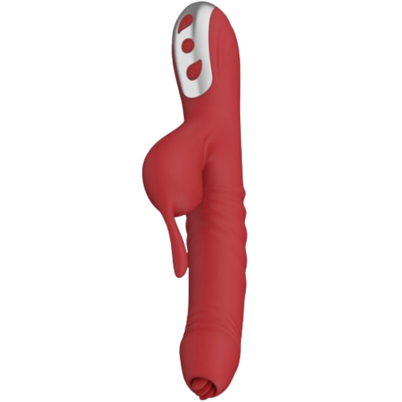 ARMONY - ZUIGVIBRATOR & ZUIGER MET STIMULERENDE TONG BORDEAUXROOD