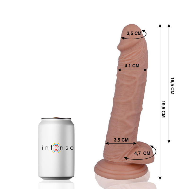MR INTENSE - 15 REALISTISCHE PENIS 19.5 CM -O- 4.1 CM