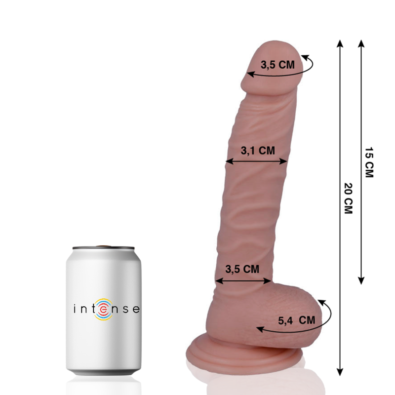MR INTENSE - 19 REALISTISCHE PENIS 20 CM -O- 3.1 CM