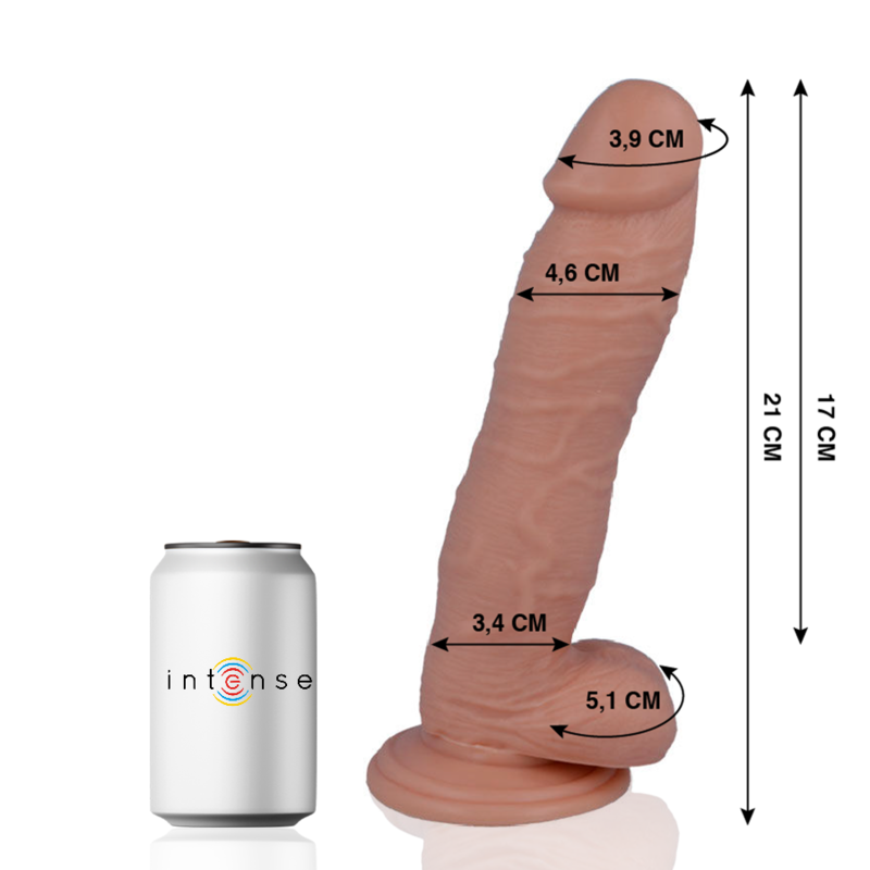 MR INTENSE - 24 REALISTISCHE PENIS 21 CM -O- 4,6 CM