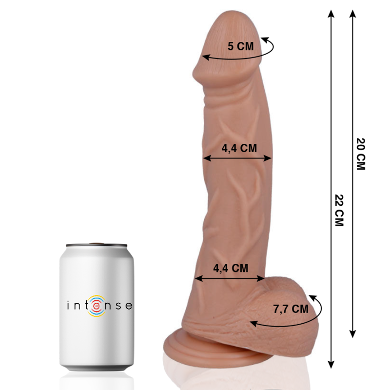 MR INTENSE - 26 REALISTISCHE PENIS 22 CM -O- 4.4 CM