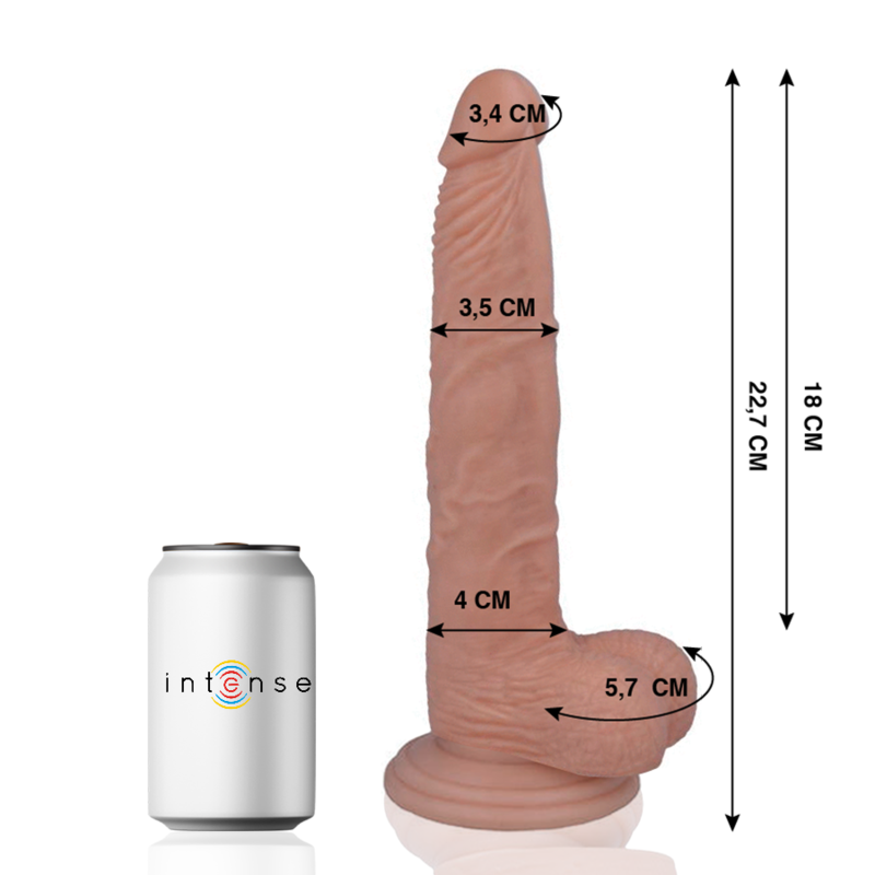MR INTENSE - 29 REALISTISCHE PIK 22,7 CM -O- 3,5 CM