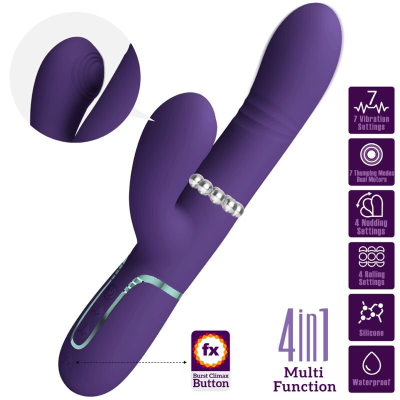 PRETTY LOVE - MULTIFUNCTIONELE G-SPOT VIBRATOR PAARS