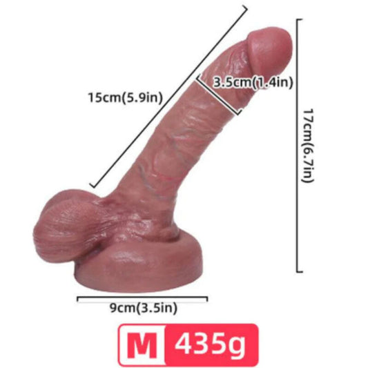 ARMONY - REALISTISCHE VLOEIBARE SILICONEN DILDO 15 CM