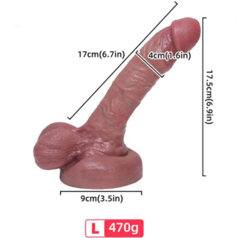 ARMONY - REALISTISCHE VLOEIBARE SILICONEN DILDO 17 CM