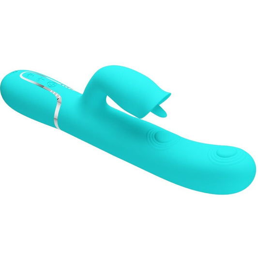 PRETTY LOVE - KONIJN VIBRATOR MET LIKKENDE AQUAGROEN