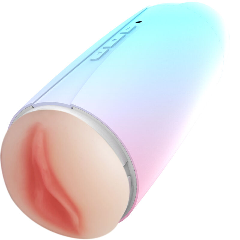 ARMONY - REGENBOOG DUBBELE VAGINA & MOND VIBRATOR MASTURBATOR